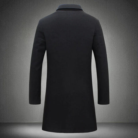Álvaro | Abrigo largo entallado de estilo business para hombre