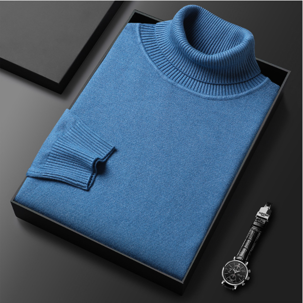 Renan | Jersey casual de cuello alto para hombre primavera