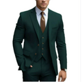 Gregorio | Traje de tres piezas para hombre con chaleco y chaqueta de corte slim | Formal