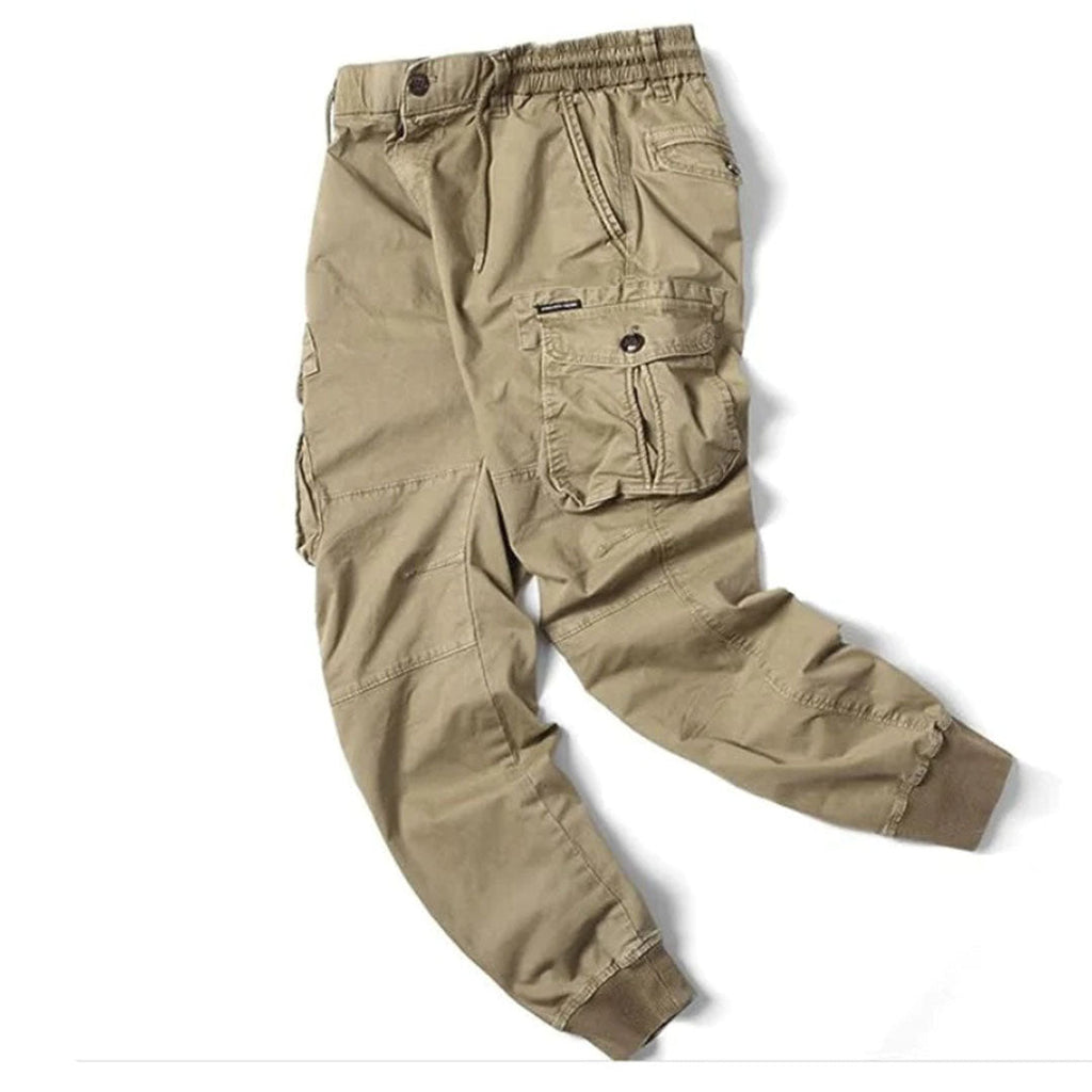 Zenón | Pantalón tapered de invierno para hombre con bolsillos cargo