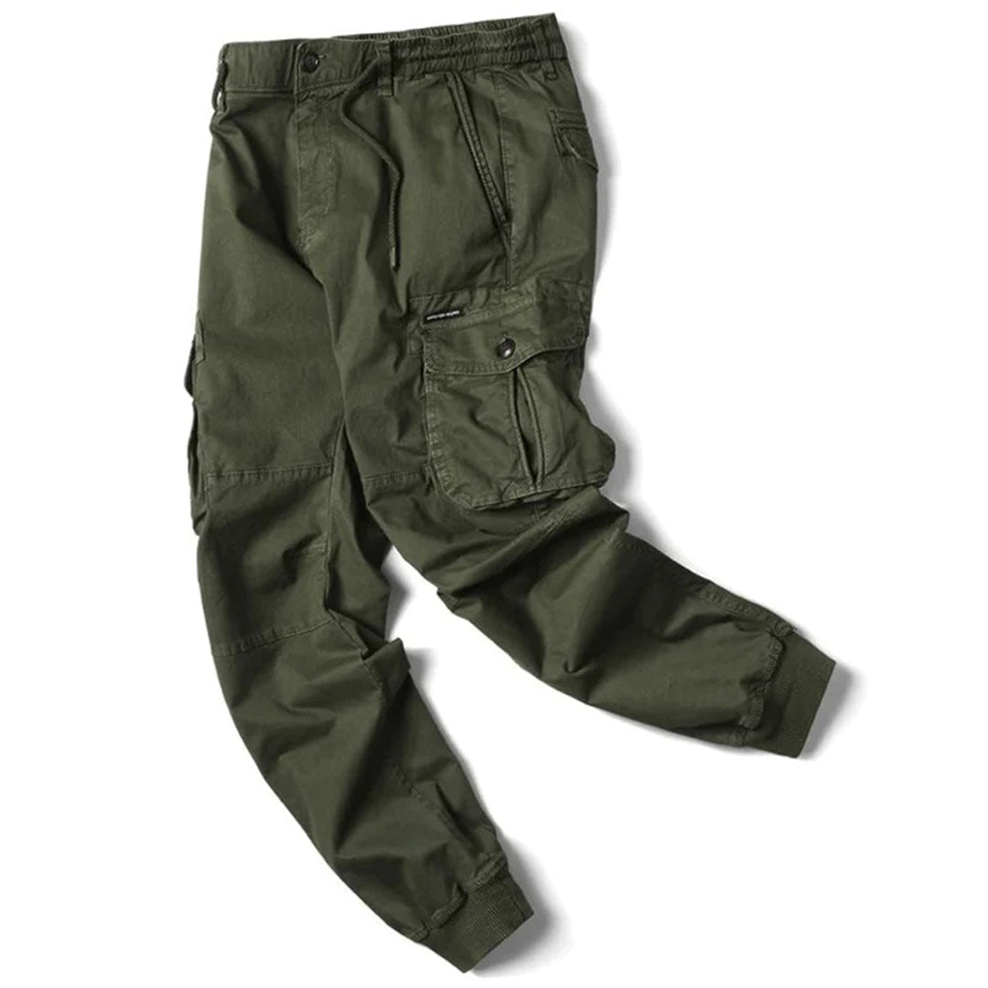 Zenón | Pantalón tapered de invierno para hombre con bolsillos cargo