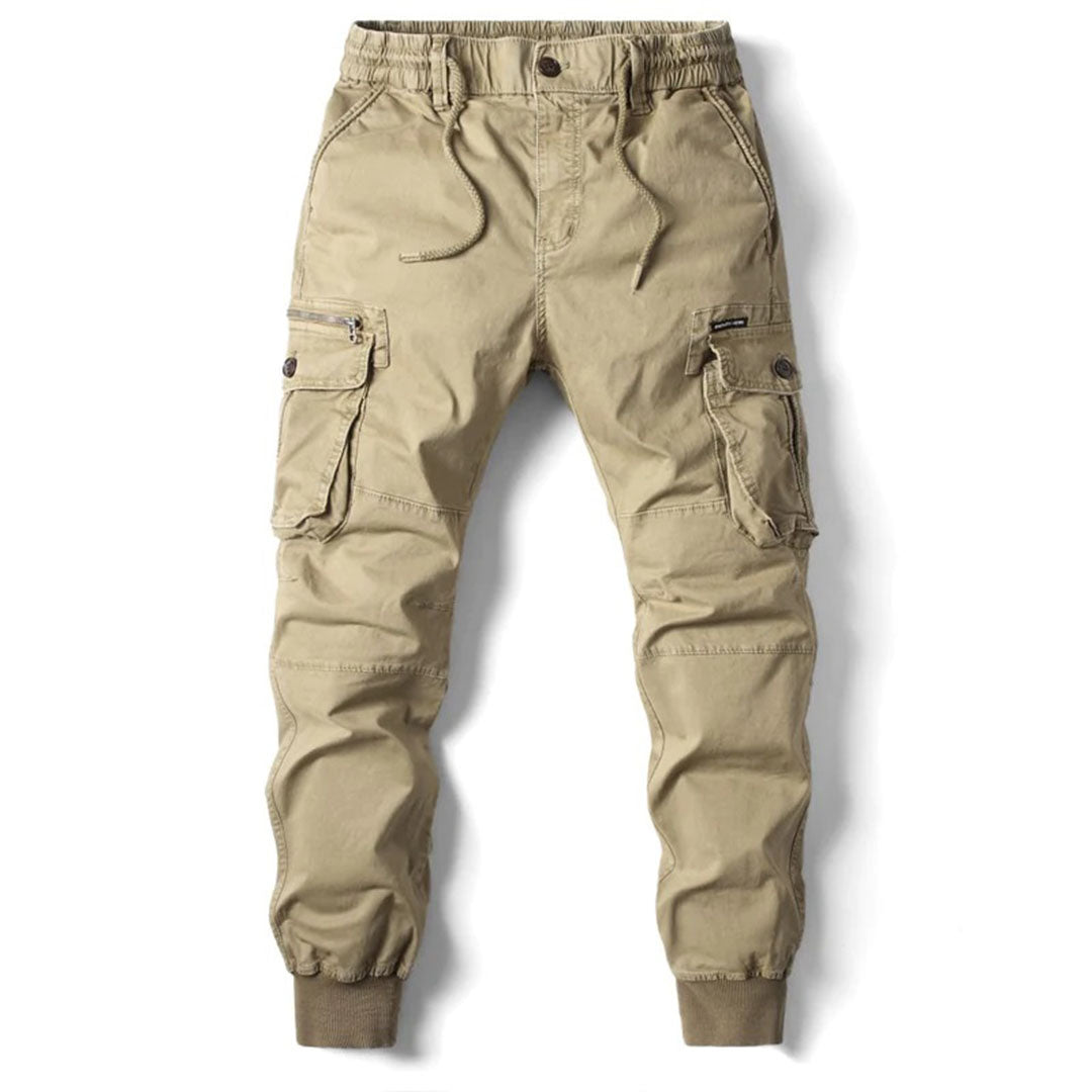 Zenón | Pantalón tapered de invierno para hombre con bolsillos cargo