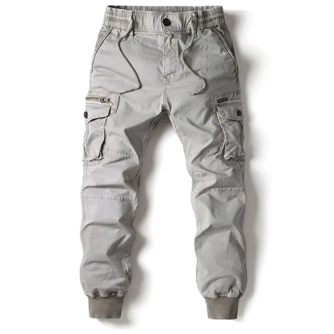 Zenón | Pantalón tapered de invierno para hombre con bolsillos cargo