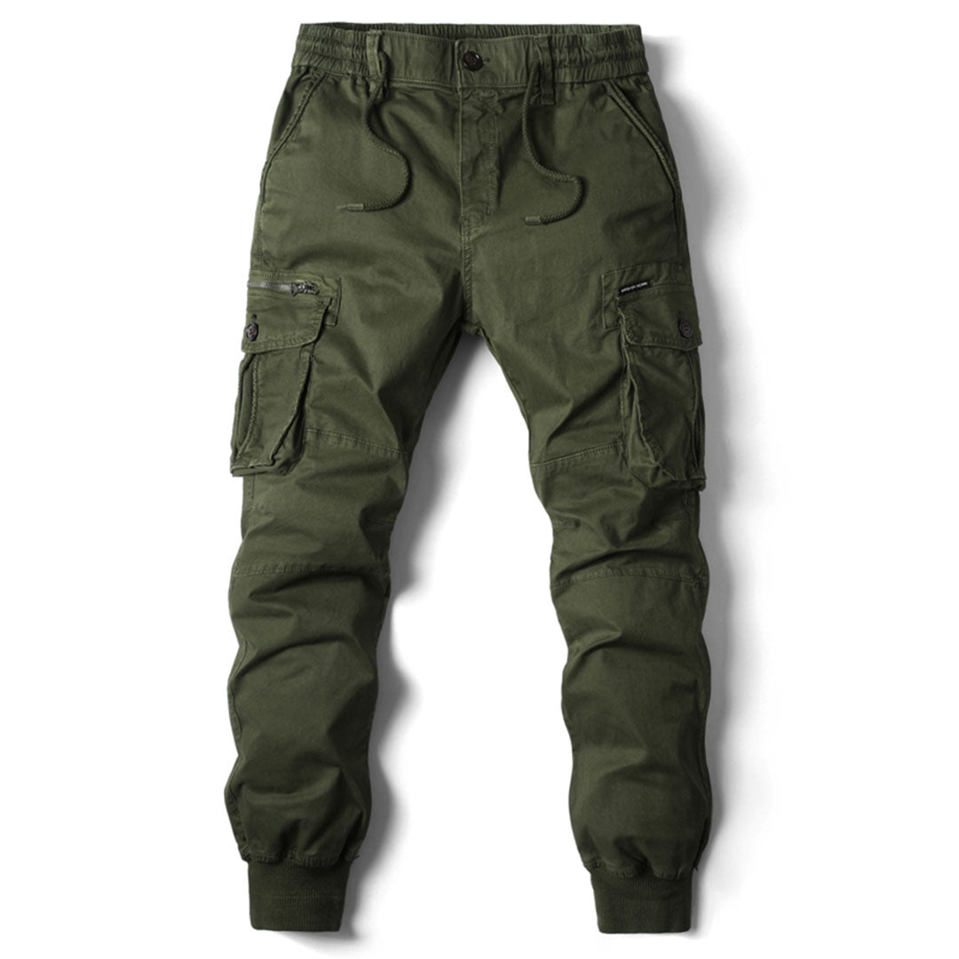 Zenón | Pantalón tapered de invierno para hombre con bolsillos cargo