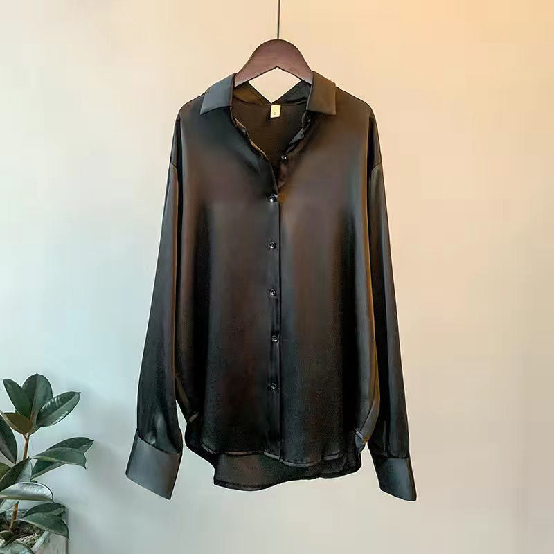 Taliora | Blusa de manga larga para mujer con botones y cuello en punta | Clásica