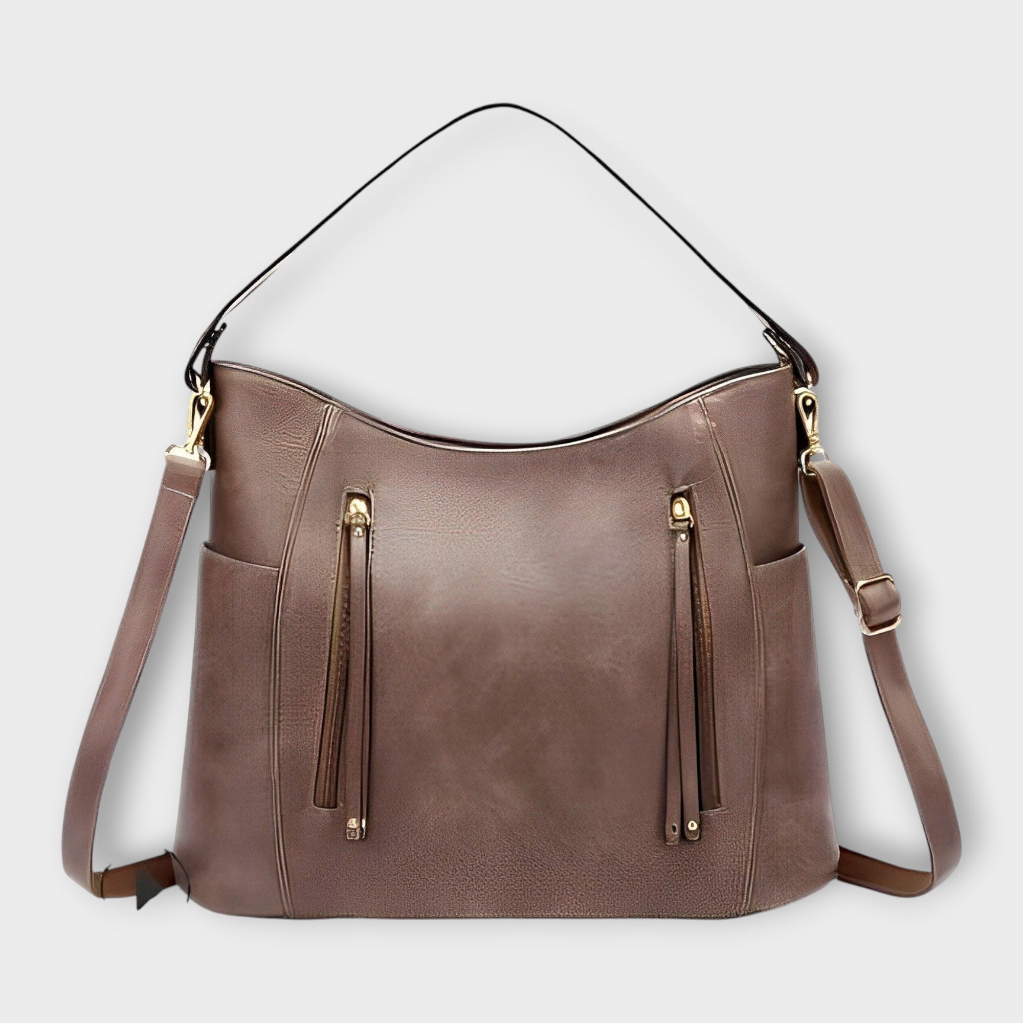 Senna | Bolso Bandolera de Hombro con Cremalleras
