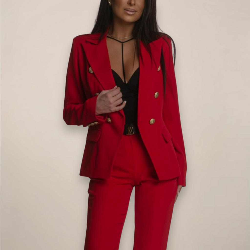 Aureliana | Conjunto de traje de mujer de dos piezas para primavera