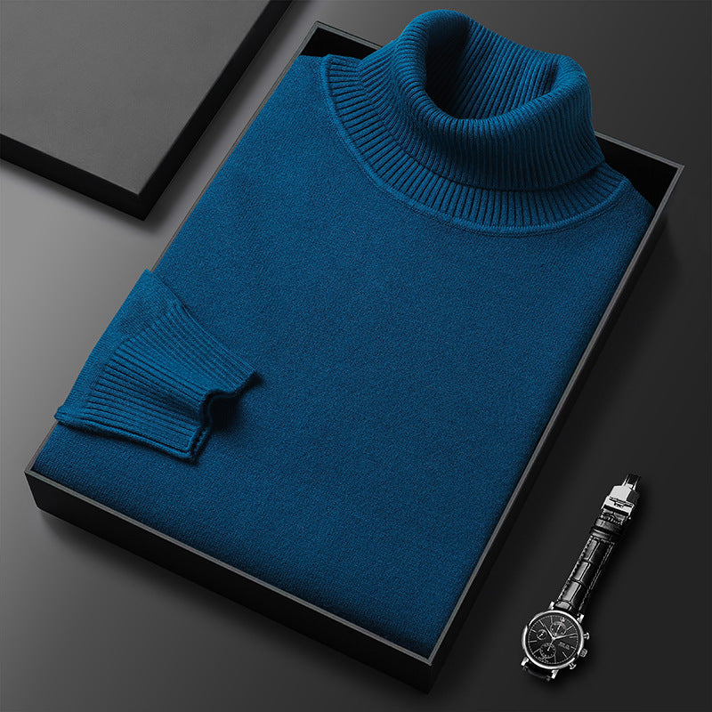Renan | Jersey casual de cuello alto para hombre primavera