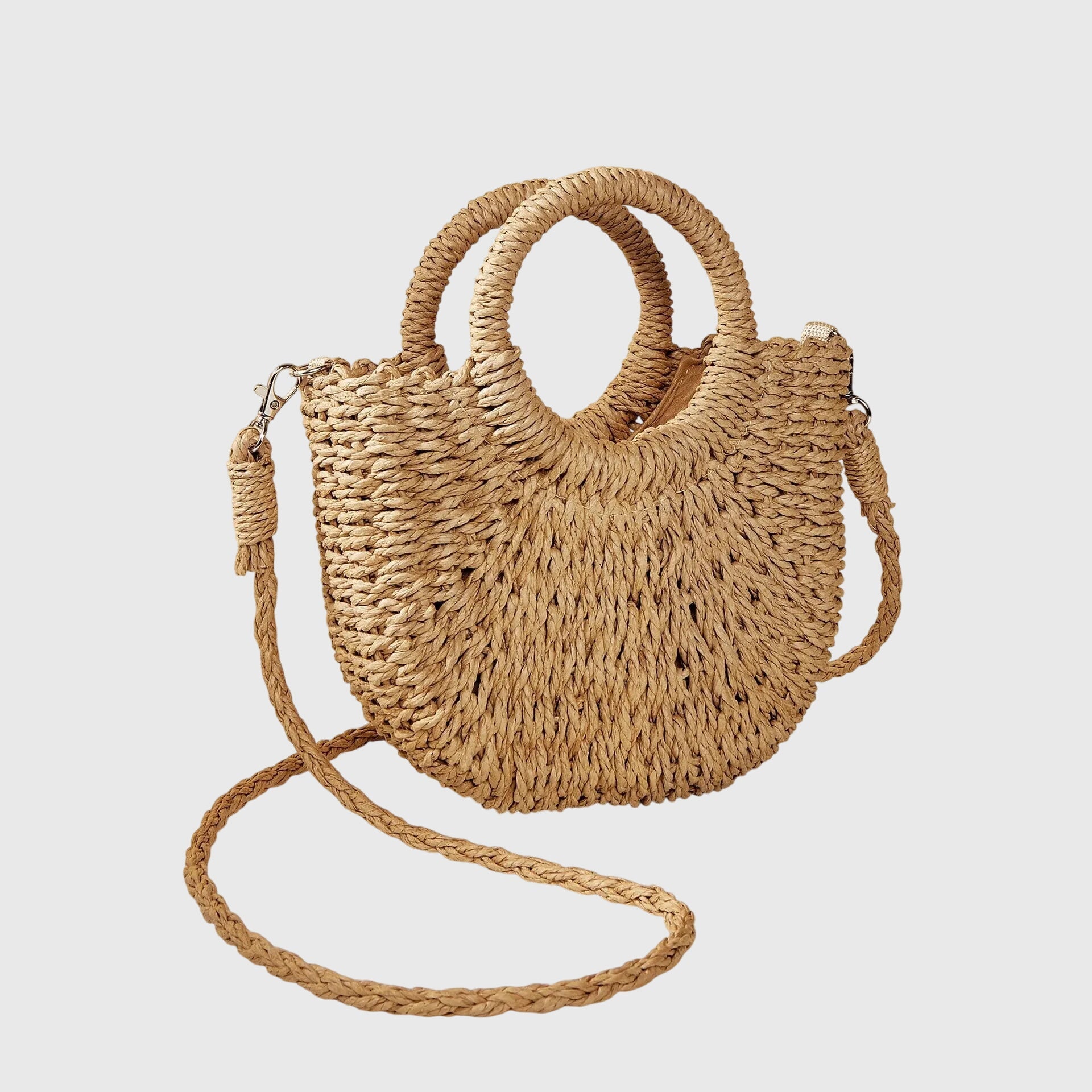 Elara | Bolso de mano de estilo natural para mujer | Orgánico