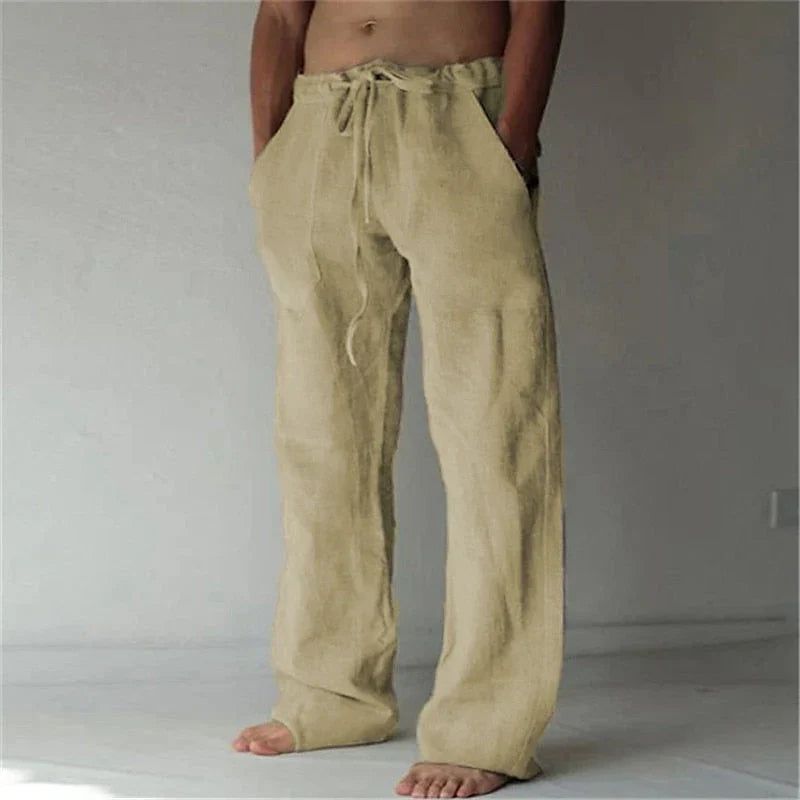 Marcos | Pantalón de hombre de corte amplio con cintura elástica | Cómodo