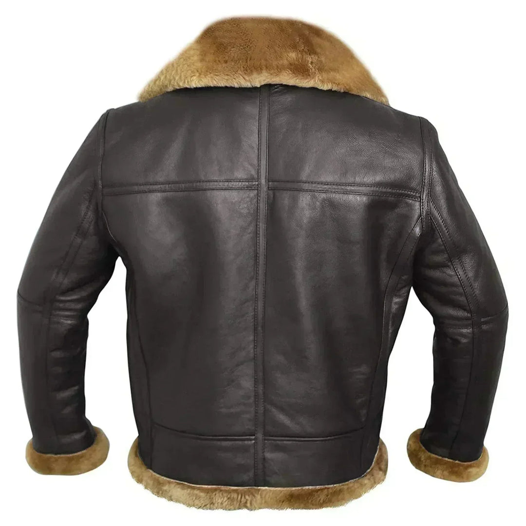 Chaqueta clásica con cremallera para hombre