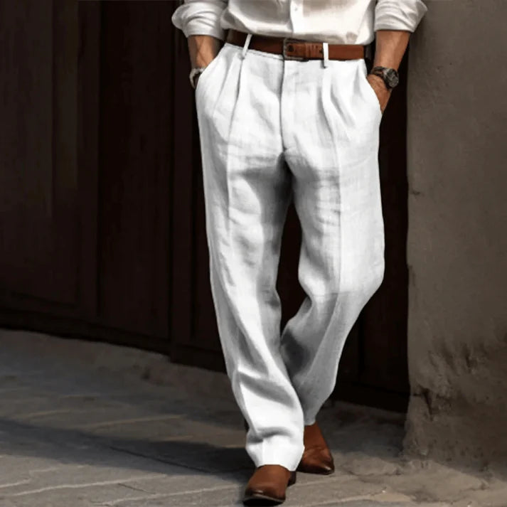 Venancio | Pantalón slim para hombre de corte recto | Elegante