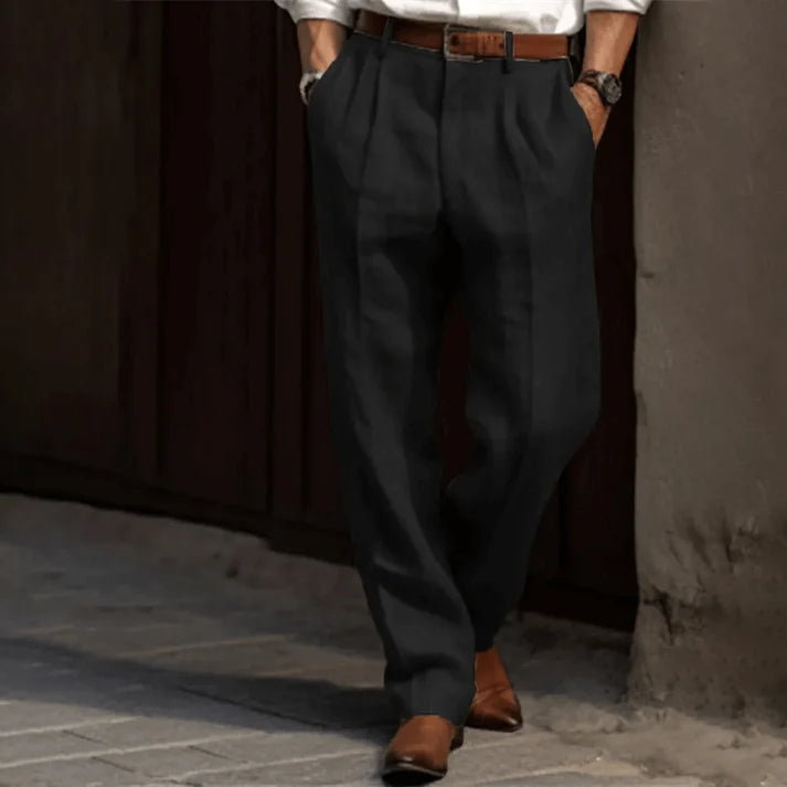 Venancio | Pantalón slim para hombre de corte recto | Elegante
