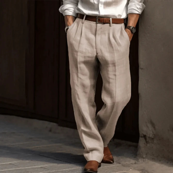 Venancio | Pantalón slim para hombre de corte recto | Elegante