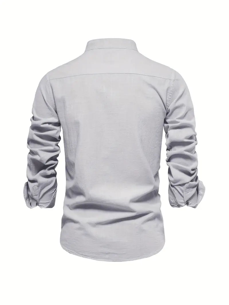 Alejandro | Camisa casual de hombre con botones para entretiempo