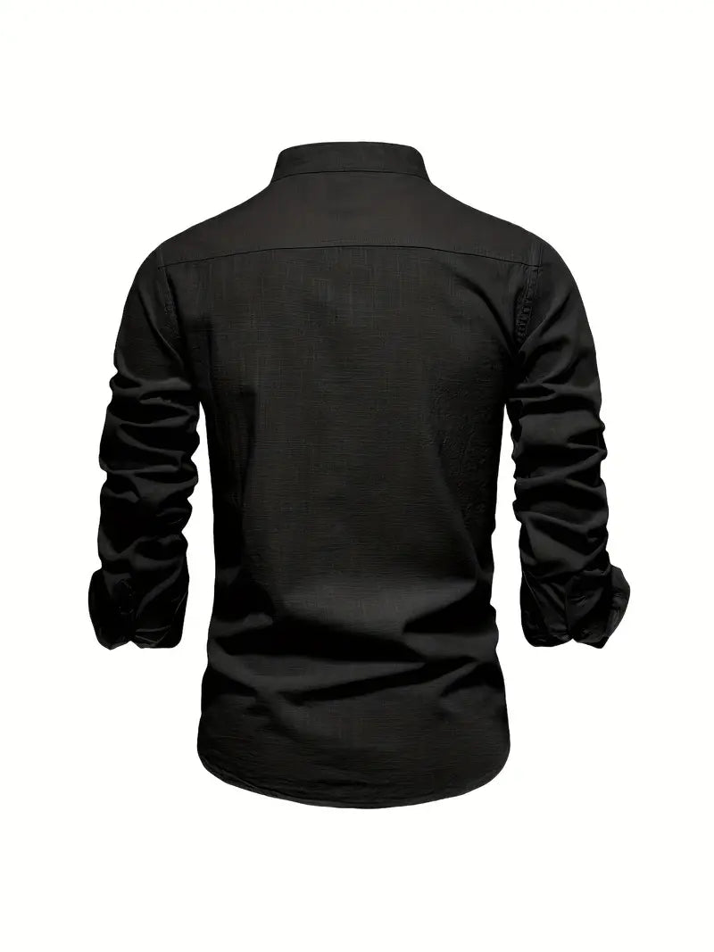 Alejandro | Camisa casual de hombre con botones para entretiempo