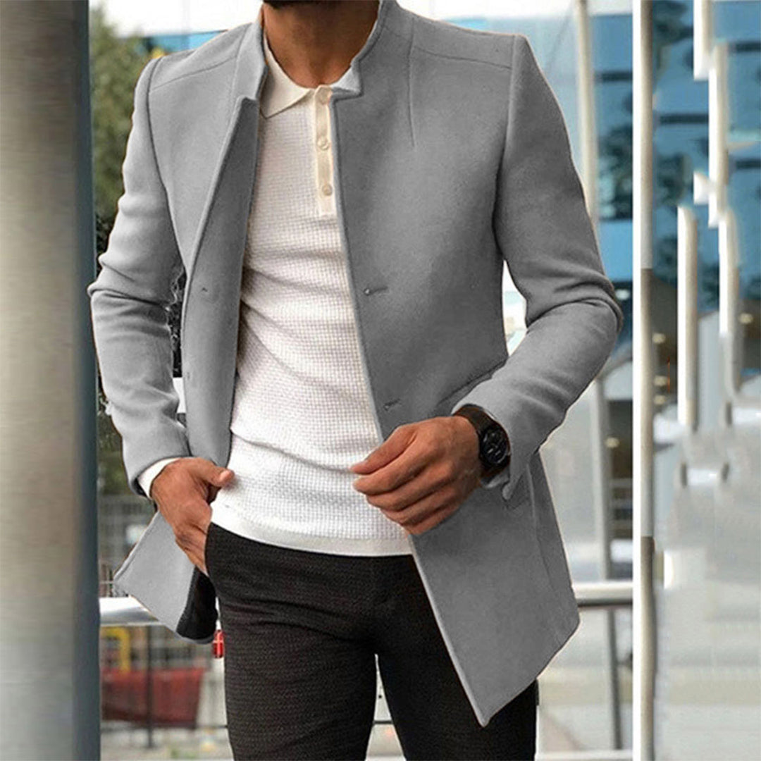 Carlos | Abrigo de invierno elegante de corte slim para hombre