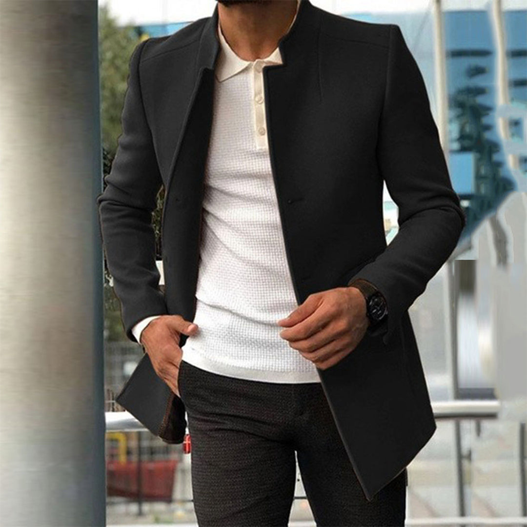 Carlos | Abrigo de invierno elegante de corte slim para hombre