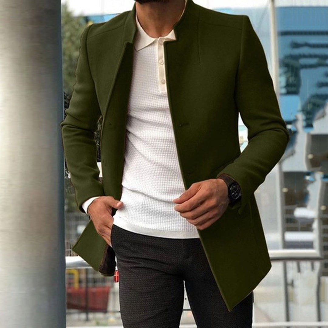 Carlos | Abrigo de invierno elegante de corte slim para hombre
