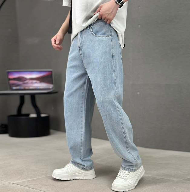 Brenario | Vaqueros de invierno corte recto holgado para hombre