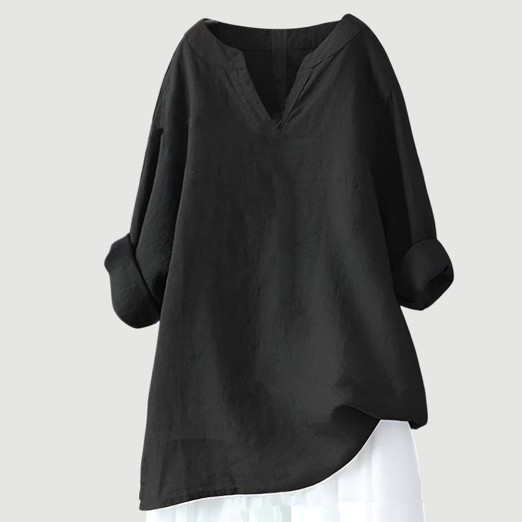 Goretti | Camisa ligera y cómoda con escote en V para mujer