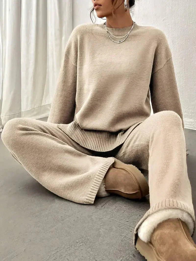 Gualberta | Conjunto primaveral cómodo de corte relajado para mujer