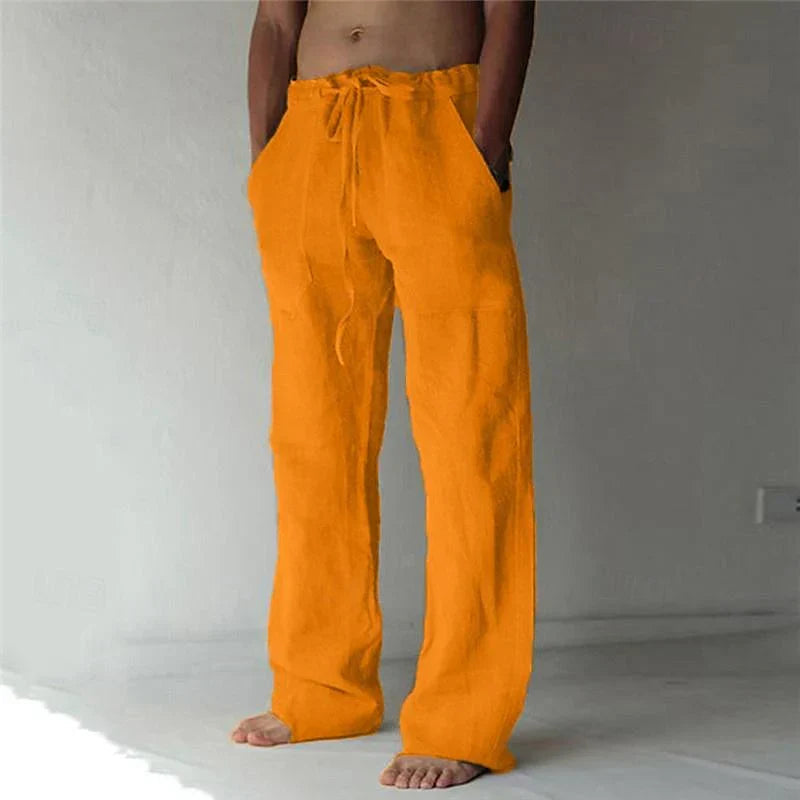 Marcos | Pantalón de hombre de corte amplio con cintura elástica | Cómodo