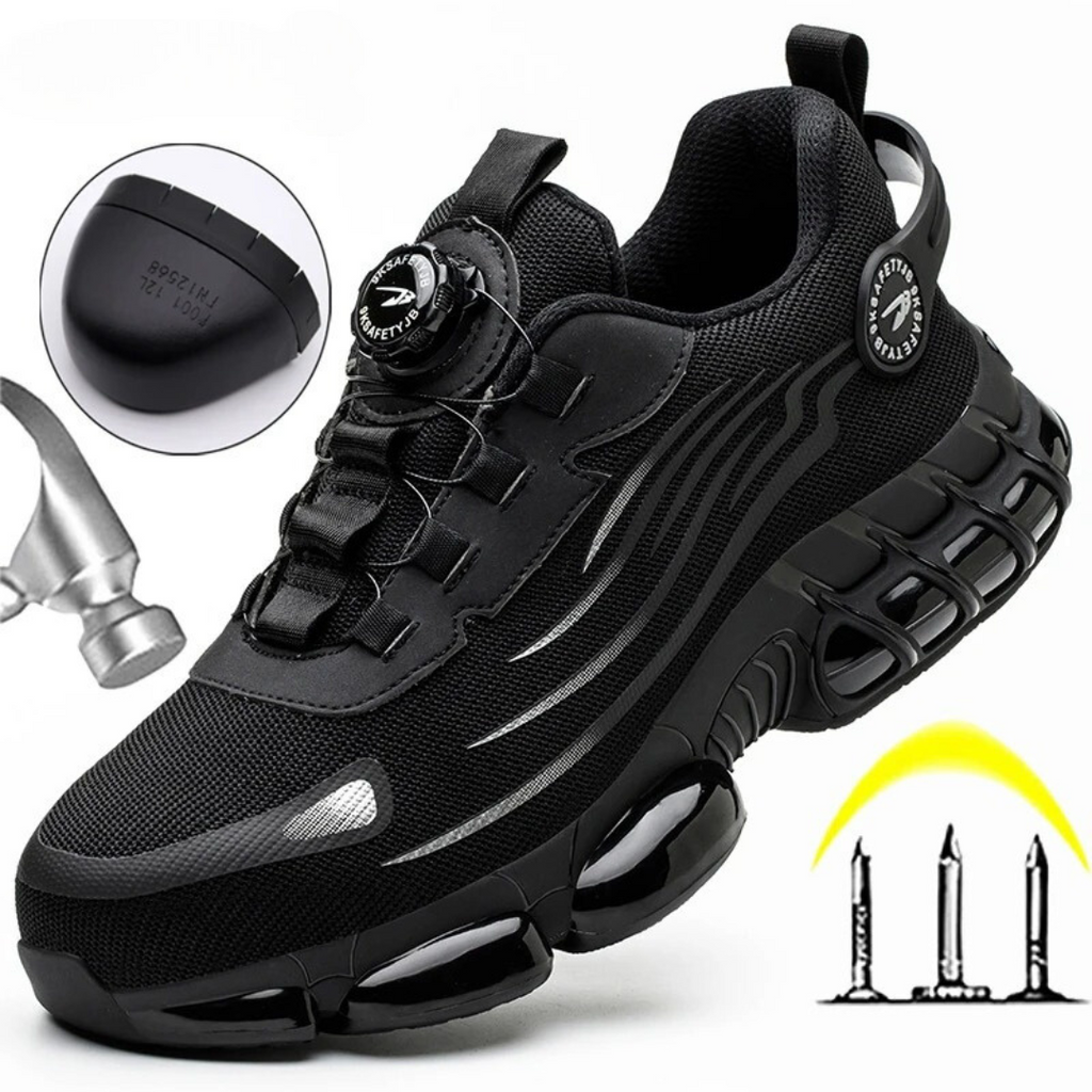 Yagoel | Zapatillas de seguridad de corte bajo para hombre | Protectoras