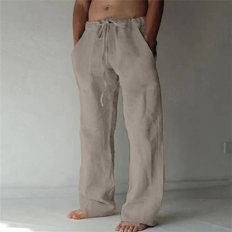 Marcos | Pantalón de hombre de corte amplio con cintura elástica | Cómodo