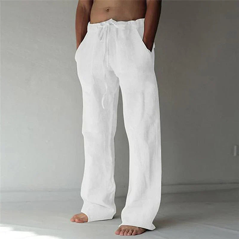 Marcos | Pantalón de hombre de corte amplio con cintura elástica | Cómodo